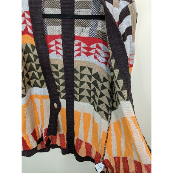 Anthropologie Sparrow Cardigan Sweater Linen Cotton Blend Single Button Small - Picture 7 of 12